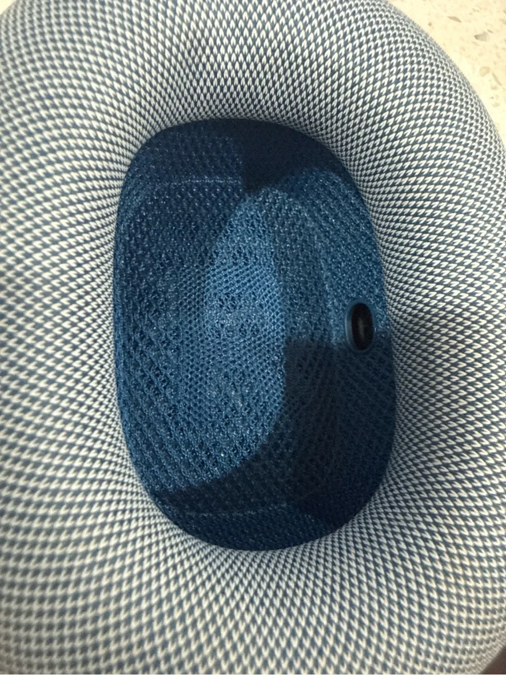 Apple Over‑Ear Headphones - Space Gray with Blue Fabric